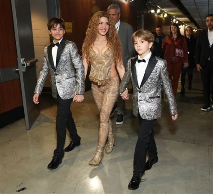 Shakira & Her Sons In Rome