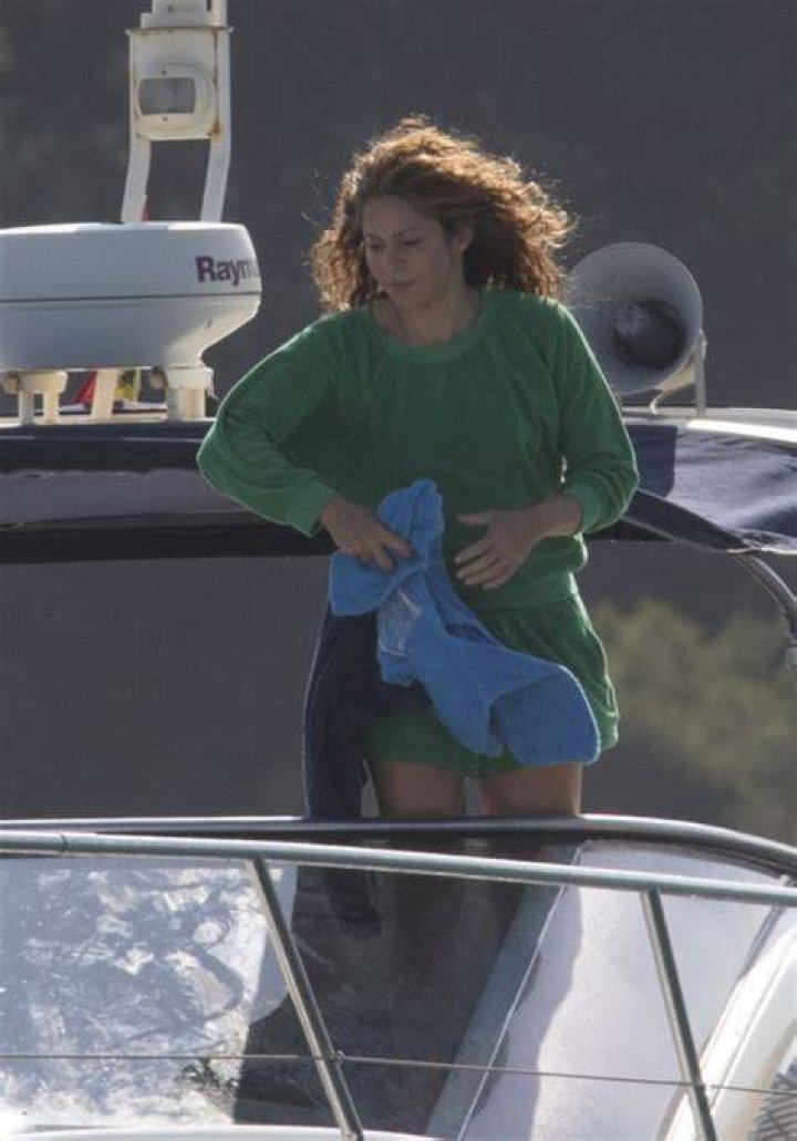 Shakira On A Yacht