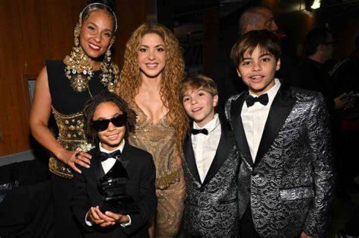 Shakira Smiles On Vacation In Rome With Sons Sasha, 7, & Milan, 9, As They Take Goofy Photos