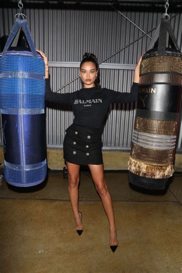 Shanina Shaik At PUMA x Balmain Launch