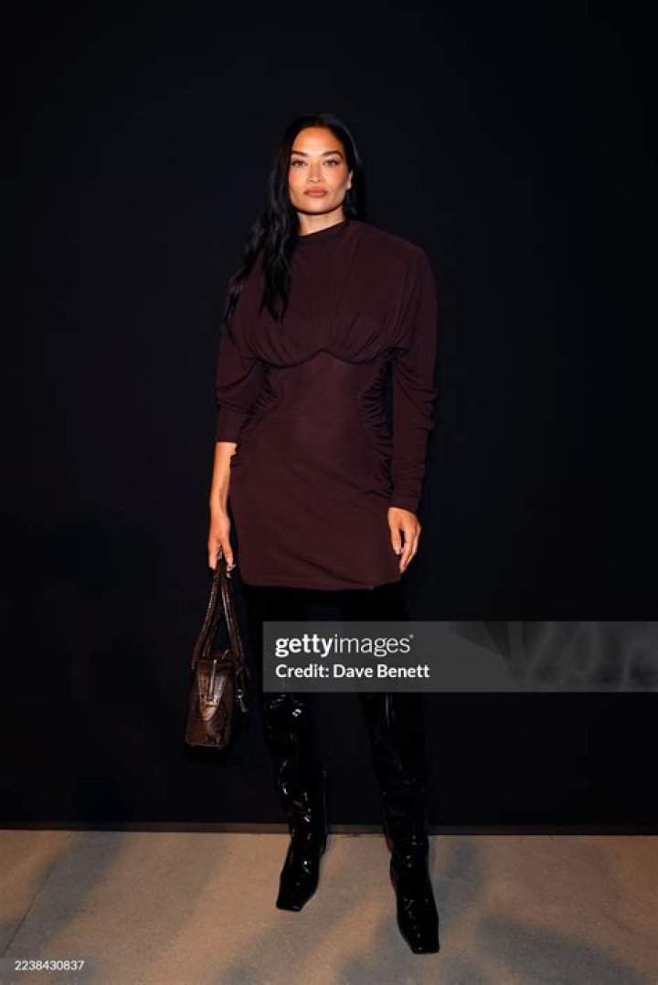 Shanina Shaik Givenchy show photocall, Fall Winter 2023, Paris Fashion Week Men's, Paris, France - 18 Jan 2023