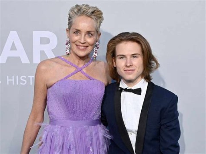 Sharon Stone and her son Roan Joseph Bronstein Harper's Bazaar Attitude Awards, Madrid, Spain - 05 Nov 2019