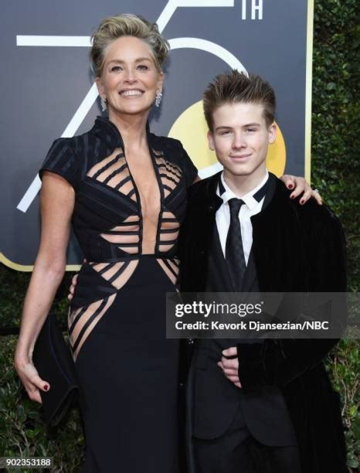 Sharon Stone and Roan Joseph Bronstein 27th amfAR Gala, 74th Cannes Film Festival, France - 16 Jul 2021 amfAR, The Foundation for AIDS Research, makes a return to its spectacular live events during the Cannes International Film Festival. Alicia Keys headlines the evening which includes an exclusive dinner, auction, multiple performances and a fashion show curated by Carine Roitfeld Wearing Dolce & Gabbana
