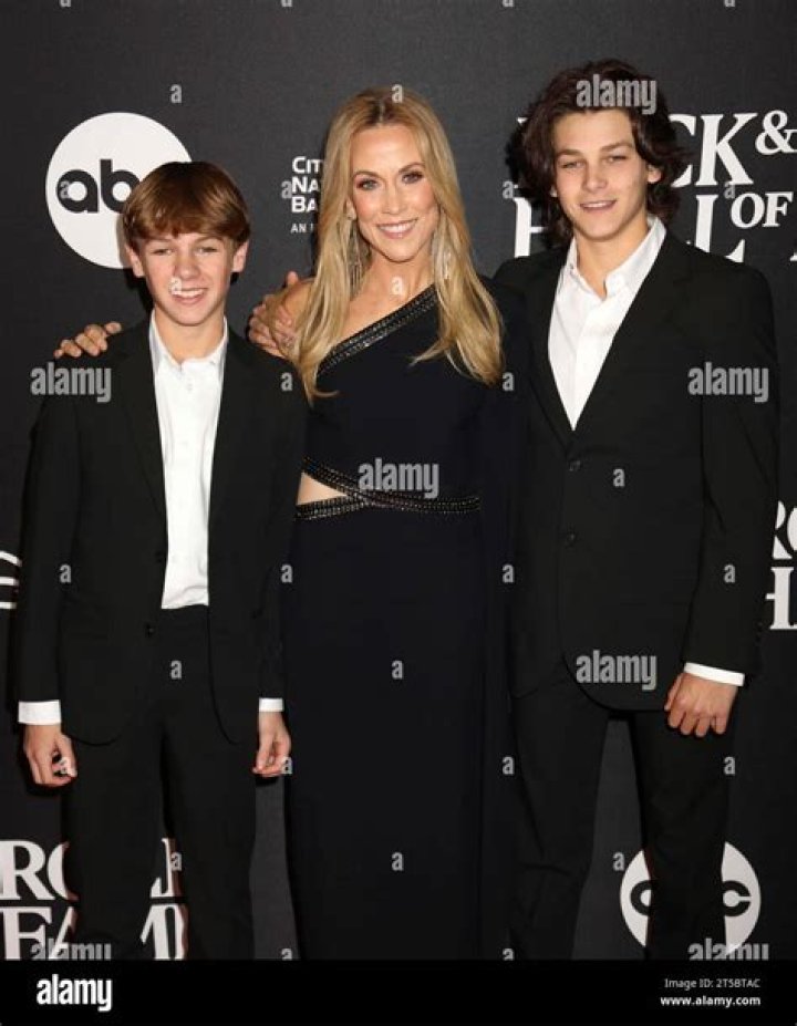 Sheryl Crow With Her Sons