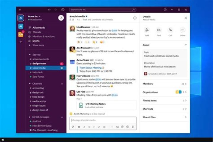 Slack Crashes