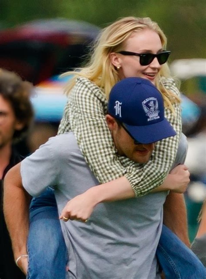 Sophie Turner Gets a Piggyback Ride From Boyfriend Peregrine Pearson
