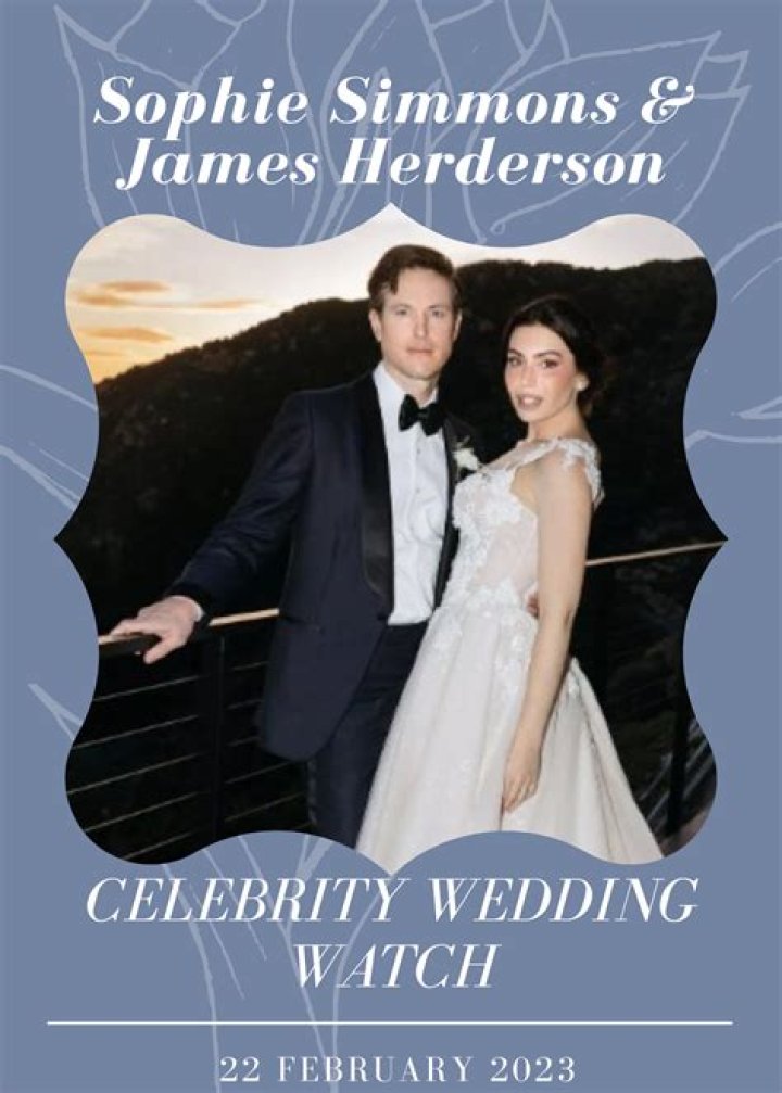 Sophie Weds James Henderson – Hollywood Life