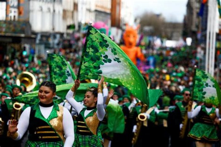 St Patrick&rsquo;s Day Parade in Aldershot, Hampshire, Britain &ndash; 17 Mar 2014
