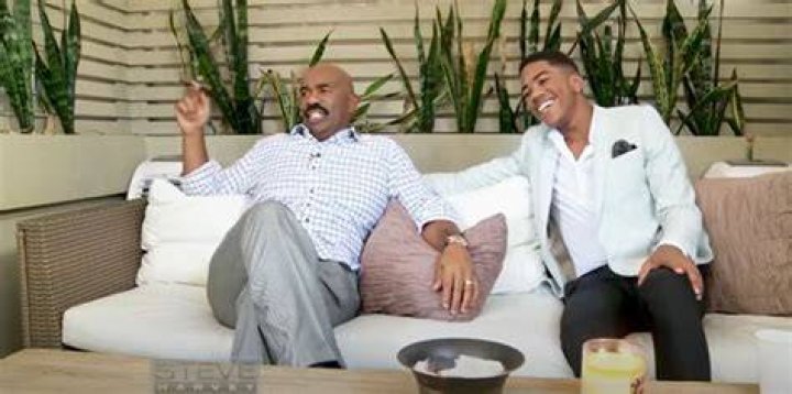 Steve Harvey Wynton Harvey Taylor Gordon strolling down in Saint Tropez. 11 Aug 2019 Pictured: Steve Harvey Wynton Harvey Taylor Gordon. Photo credit: Spread Pictures / MEGA TheMegaAgency.com +1 888 505 6342 (Mega Agency TagID: MEGA481629_035.jpg) [Photo via Mega Agency]