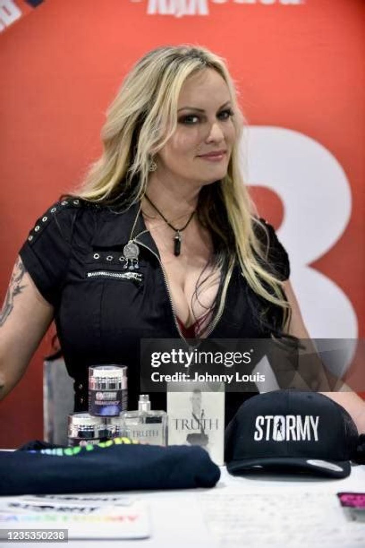 Stormy Daniels attends the Exxxotica Expo held at the Miami Airport Convention Center, Miami, Florida, USA - 18 Sep 2021 Exxxotica Expo at Miami Airport Convention Center, Miami, Florida, USA - 18 Sep 2021