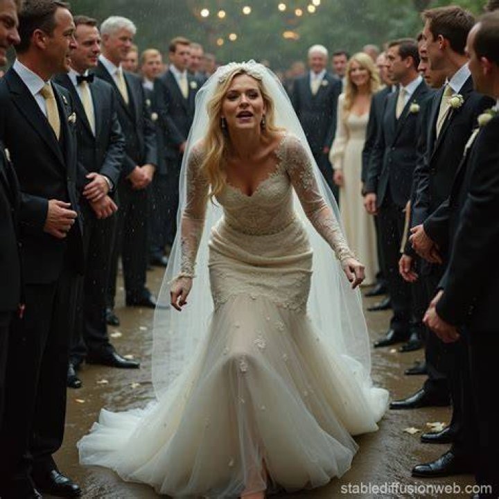 Suffers Wardrobe Malfunction On Wedding Day – Hollywood Life