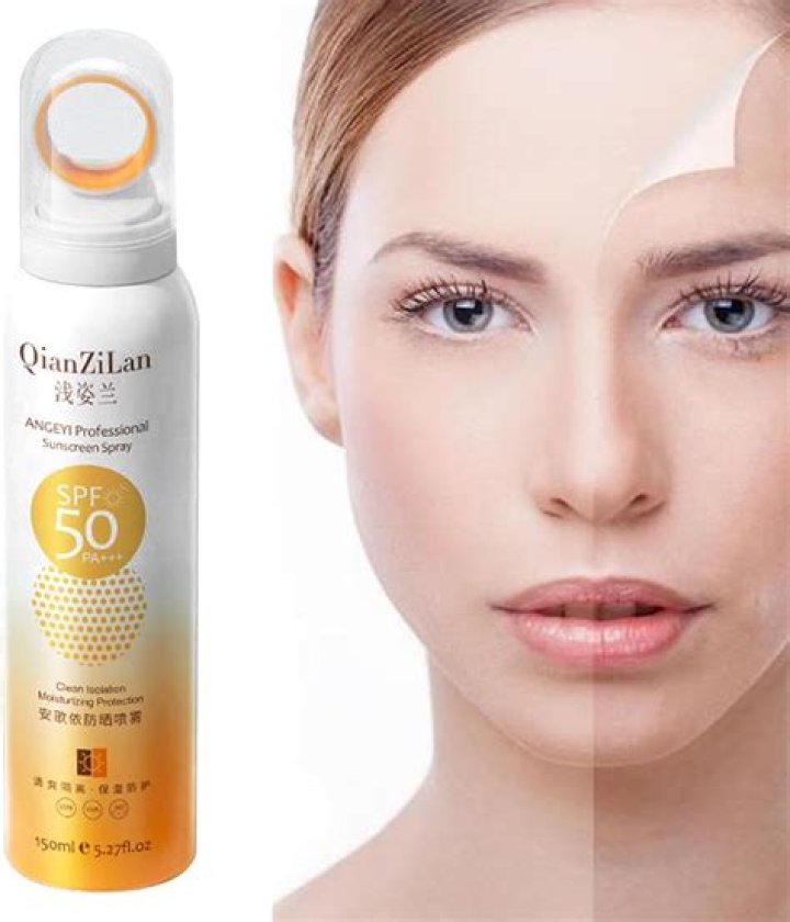 sunscreen face mist