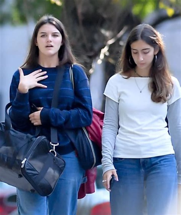 Suri Cruise With A Friend
