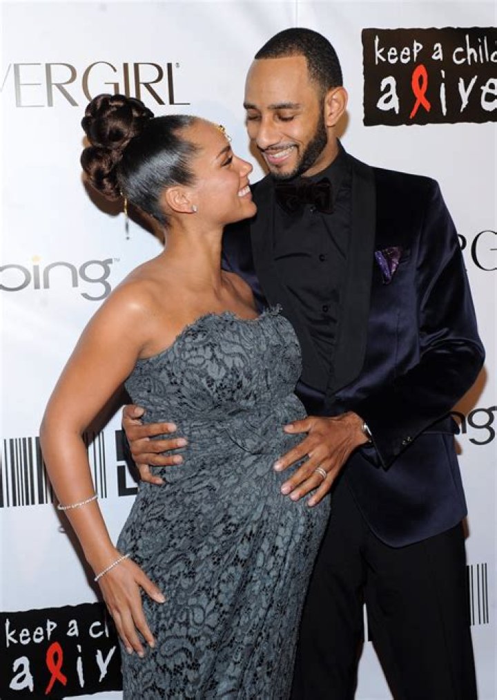 Swizz Beatz and Alicia Keys 60th Annual Grammy Awards, Press Room, New York, USA - 28 Jan 2018