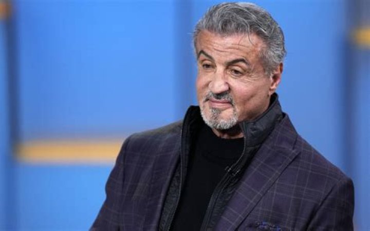 Sylvester Stallone visits a screening of his new movie