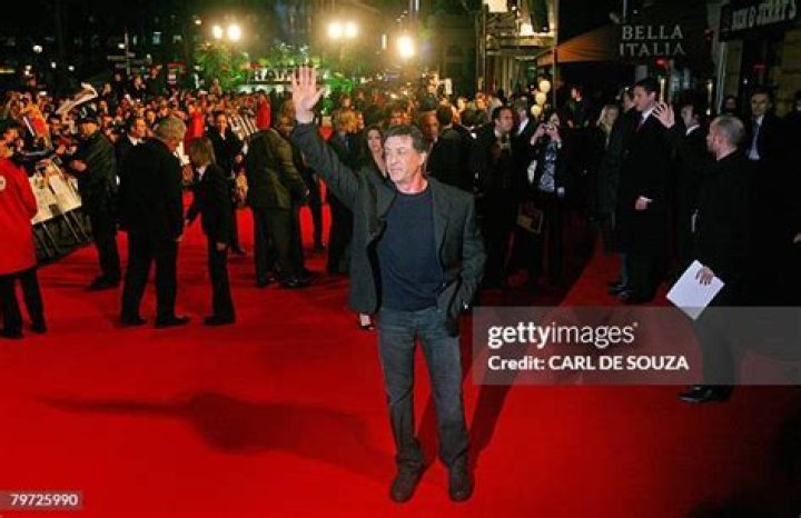 Sylvester Stallone Waves To Fans