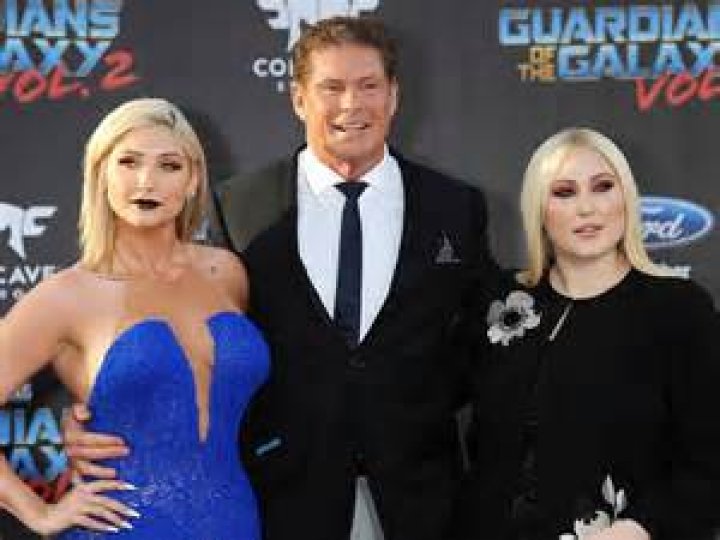 Taylor & Hayley Hasselhoff With Dad David