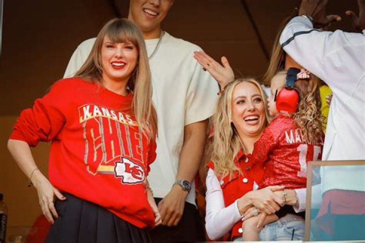 Taylor Swift at a Chiefs game
