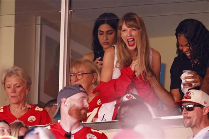 Taylor Swift Cheers On Travis Kelce at Super Bowl LVIII in Las Vegas: Photos