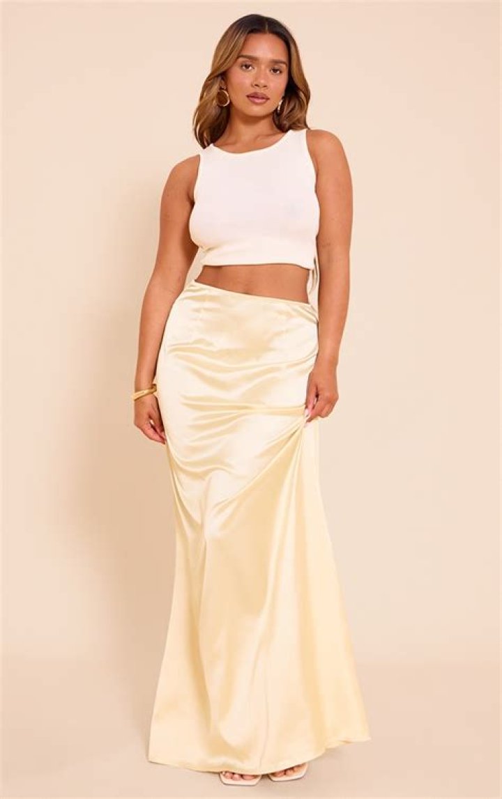 Tayshia AdamsIn High-Waisted Skirt