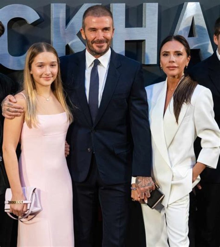 The Beckham family (Victoria, Harper, David, Cruz, Brooklyn and Nicola Peltz) seen on their way to have a dinner party at La Girafe in Paris on september 30th 2022. 30 Sep 2022 Pictured: Victoria Beckham, Nicola Peltz, Harper and David Beckham. Photo credit: KCS Presse / MEGA TheMegaAgency.com +1 888 505 6342 (Mega Agency TagID: MEGA902951_020.jpg) [Photo via Mega Agency]