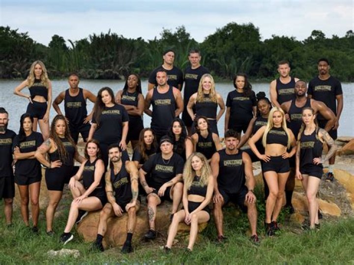 The cast of THE CHALLENGE: USA. Season 2 kicks off with a two-part premiere Thursday, Aug. 10 (10:00-11:00 PM, ET/PT), and part two airs Sunday, Aug. 13 (9:00-10:00 PM, ET/PT) on the CBS Television Network and streaming on Paramount+ (live and on demand for Paramount+ with SHOWTIME subscribers, or on demand for Paramount+ Essential subscribers the day after the episode airs). Following the premiere on the CBS Television Network, the second season of MTV&rsquo;s hit reality global franchise will air twice a week on Thursdays (10:00-11:00 PM, ET/PT) and Sundays (9:00-10:00 PM, ET/PT) for the first three weeks. Beginning Thursday, Aug. 31, THE CHALLENGE: USA will air Thursdays (10:00-11:00 PM, ET/PT). T.J. Lavin returns as host. Pictured Green Team from top row: Tyler Crispen, Michaela Bradshaw, Desi Williams, Ameerah Jones, Wes Bergmann, Monte Taylor, Amanda Garcia, and Luis Colon. Pictured Blue Team from back row: Cory Wharton, Chris Underwood, Faysal Shafaat, Alyssa Lopez, Cassidy Clark, Alyssa Snider, Tori Deal, and Sebastian Noel. Pictured Red Team from back row: Dusty Harris, Josh Martinez, Paulie Calafiore, Chanelle Howell, Jonna Mannion (Stephens), Johnny "Bananas" Devenanzio, Tiffany Mitchell, and Michele Fitzgerald. Photo by Jonne Roriz, courtesy of Paramount &copy;2023 Paramount, All Rights Reserved.
