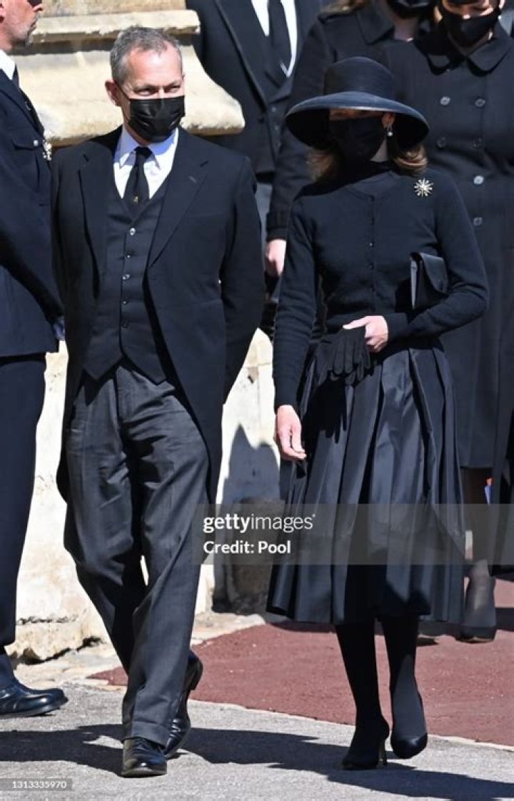 The funeral of Prince Philip, Duke of Edinburgh, State Entrance, Windsor Castle, Berkshire, UK &ndash; 17 Apr 2021