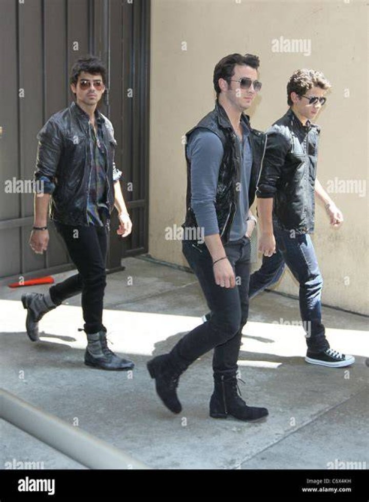 The Jonas Brothers arrive at Madison Square Garden