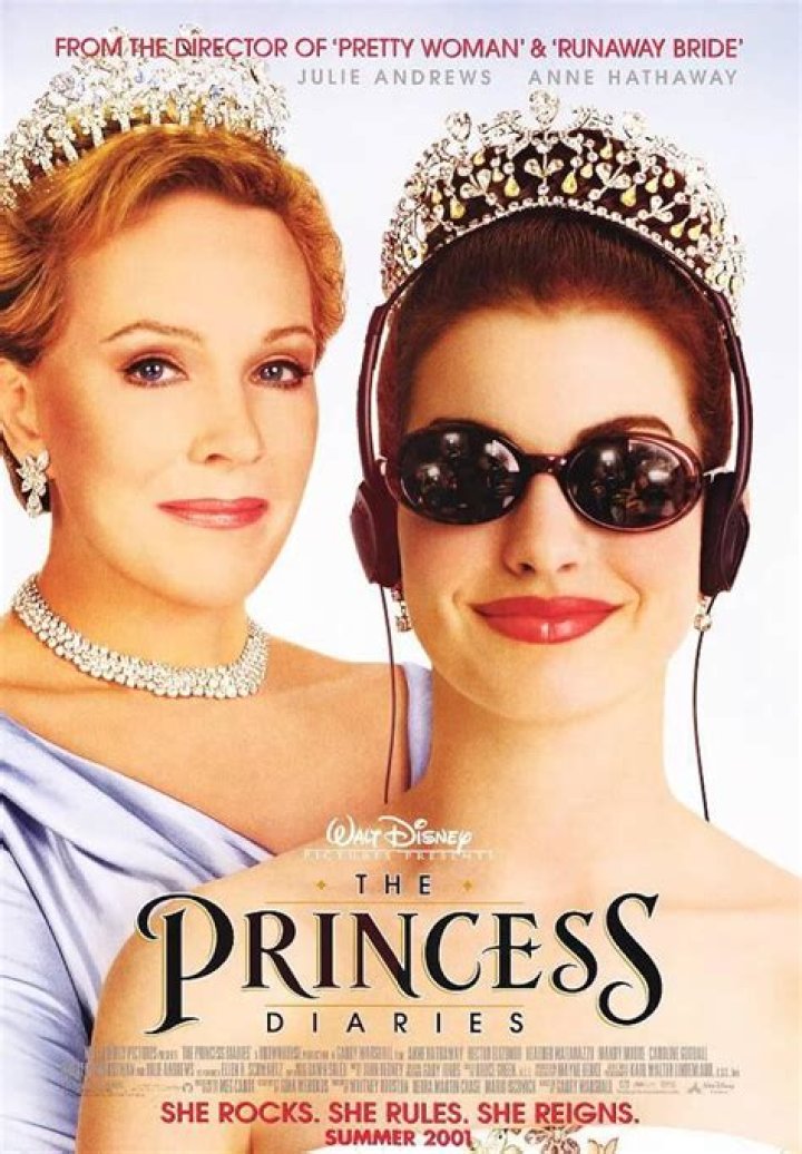 THE PRINCESS DIARIES, Julie Andrews, Anne Hathaway, 2001
