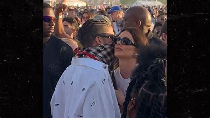 The Weeknd Gives Bella Hadid’s Pal Kendall Jenner Hug & Kiss on The Cheek At Coachella — Pic