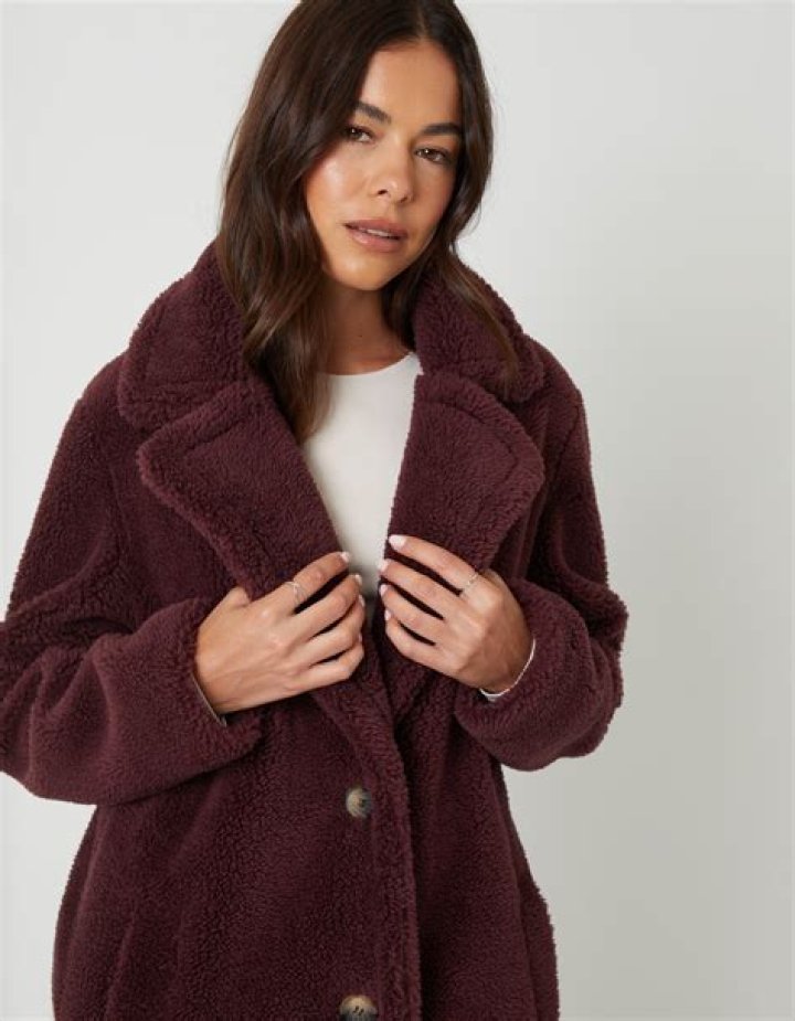 This Cozy Shearling Teddy Coat With Over 27K Reviews is Under $50 & Perfect for Winter