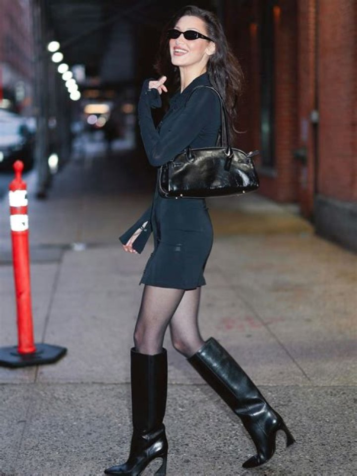 This Sexy Shirt Dress Looks Just Like The One Worn By Bella Hadid & Costs Less Than 1/2 The Price