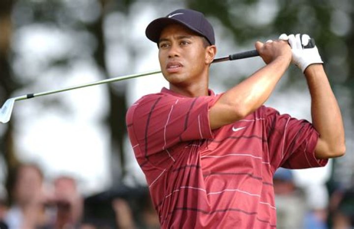 Tiger Woods At The 2002 Masters