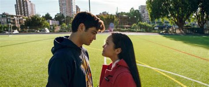 TO ALL THE BOYS IVE LOVED BEFORE 3. Noah Centineo as Peter Kavinsky, Lana Condor as Lara Jean Covey, Ross Butler as Trevor, in TO ALL THE BOYS IVE LOVED BEFORE 3. Cr. Katie Yu / Netflix &copy; 2020