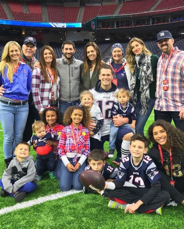 Tom Brady with family.