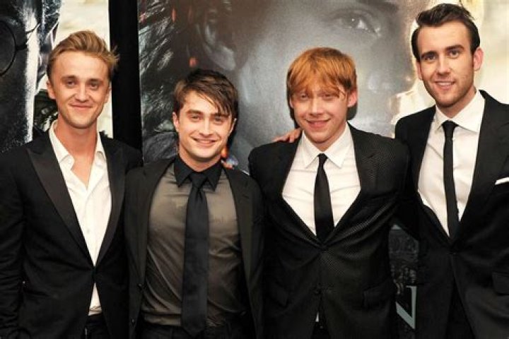 Tom Felton, Daniel Radcliffe, Rupert Grint and Matthew Lewis 'Harry Potter and the Deathly Hallows: Part 2' Film Premiere, New York, America - 11 Jul 2011