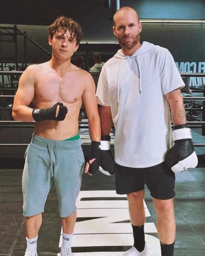 Tom Holland Goes Shirtless & Looks Very Spider-Man For Boxing Workout With Friend — Photo