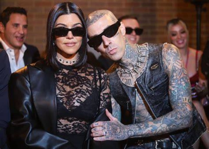 Travis Barker and Kourtney Kardashian