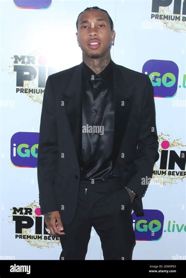 Tyga at the iGO. Live launch event