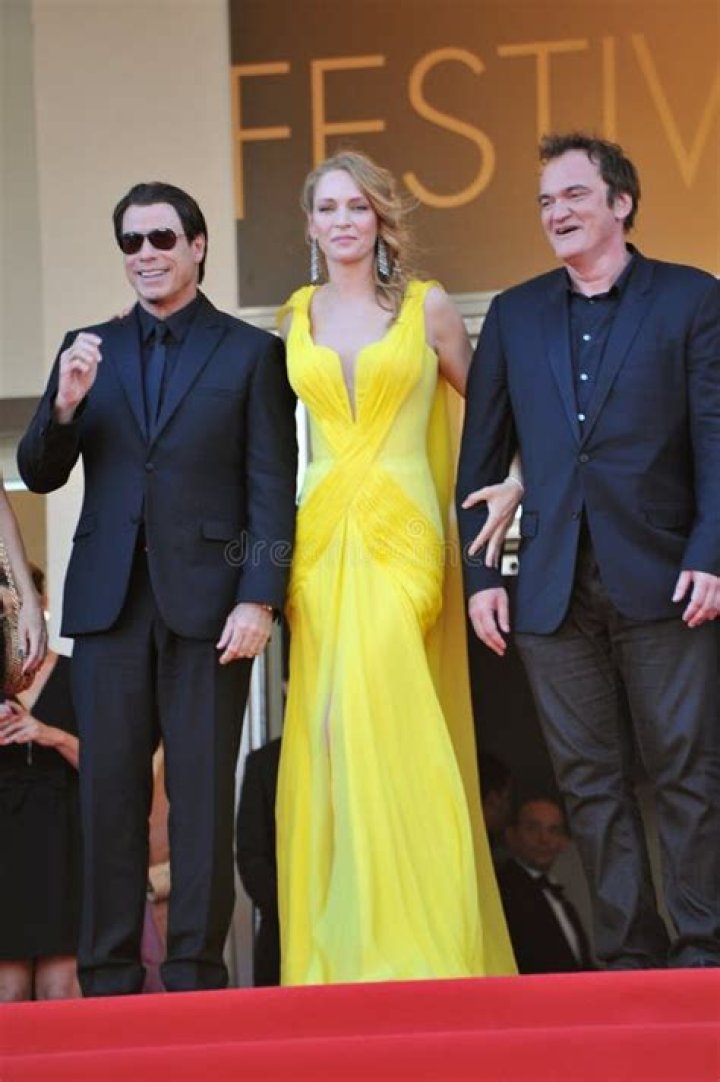 Uma Thurman & Quentin Tarantino at Cannes Film Festival