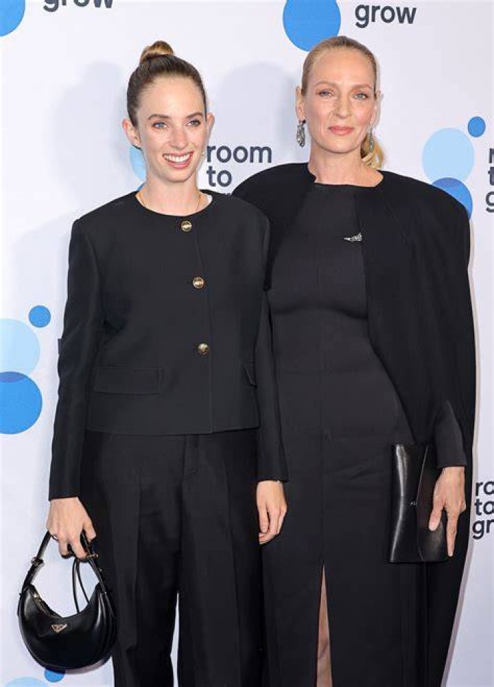 Uma Thurman and daughter Maya Thurman Hawke Giorgio Armani Prive show, arrivals, Spring Summer 2019, Haute Couture Fashion Week, Paris, France - 22 Jan 2019