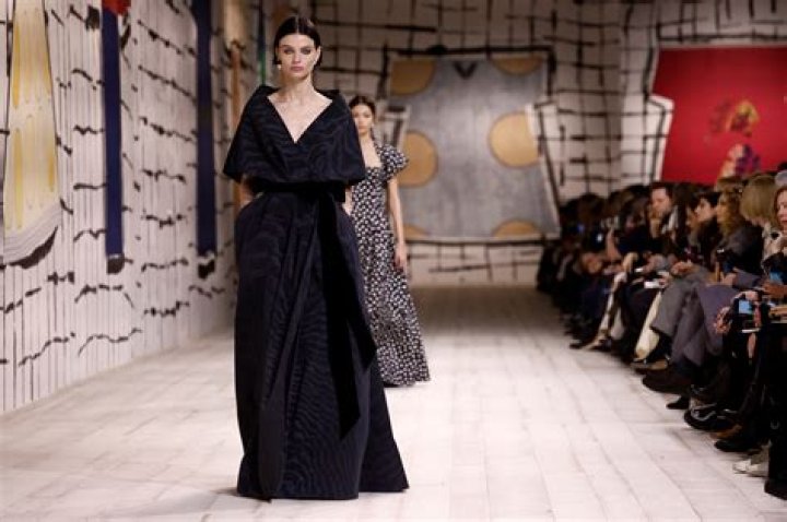 Uma Thurman Dior show, Front Row, Spring Summer 2020, Haute Couture Fashion Week, Paris, France - 21 Jan 2020 Wearing Dior