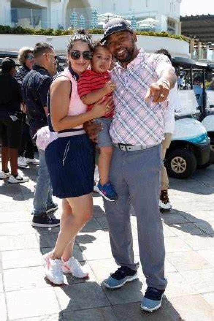US actor Aida Short, son Denzel Short and her husband US actor Columbus Short attend the first Mike Tyson Celebrity Golf Tournament benefitting Standing United at the Monarch Beach Resort in Dana Point, California, USA, 02 August 2019. The tournament was sponsored by the Tyson Ranch and aims to help people affected by addiction and homelessness. Mike Tyson Golf Tournament in Dana Point, USA - 02 Aug 2019