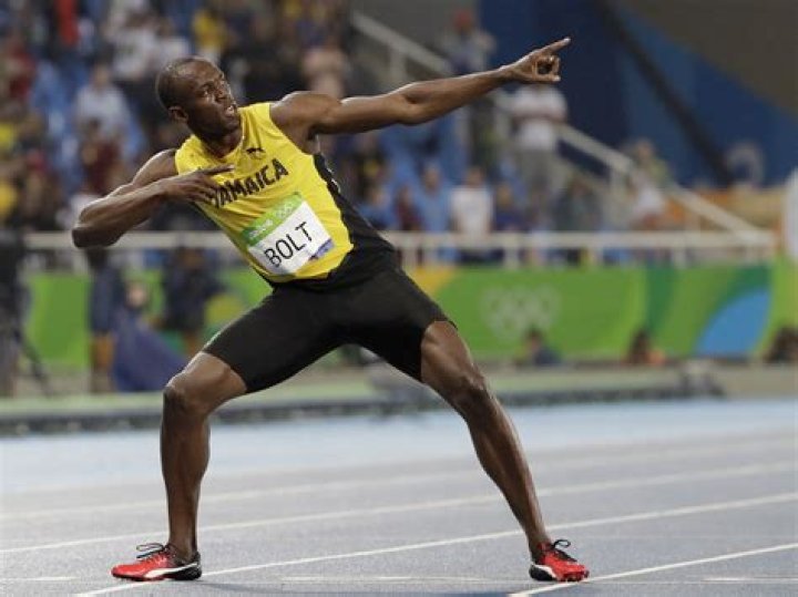 Usain Bolt Following His Win in the Mens 100 Meters During the Iaaf Diamond League Meeting at the Olympic Stadium in the Queen Elizabeth Olympic Park in London Britain 26 July 2013 United Kingdom London Britain Athletics Iaaf Diamond League - Jul 2013