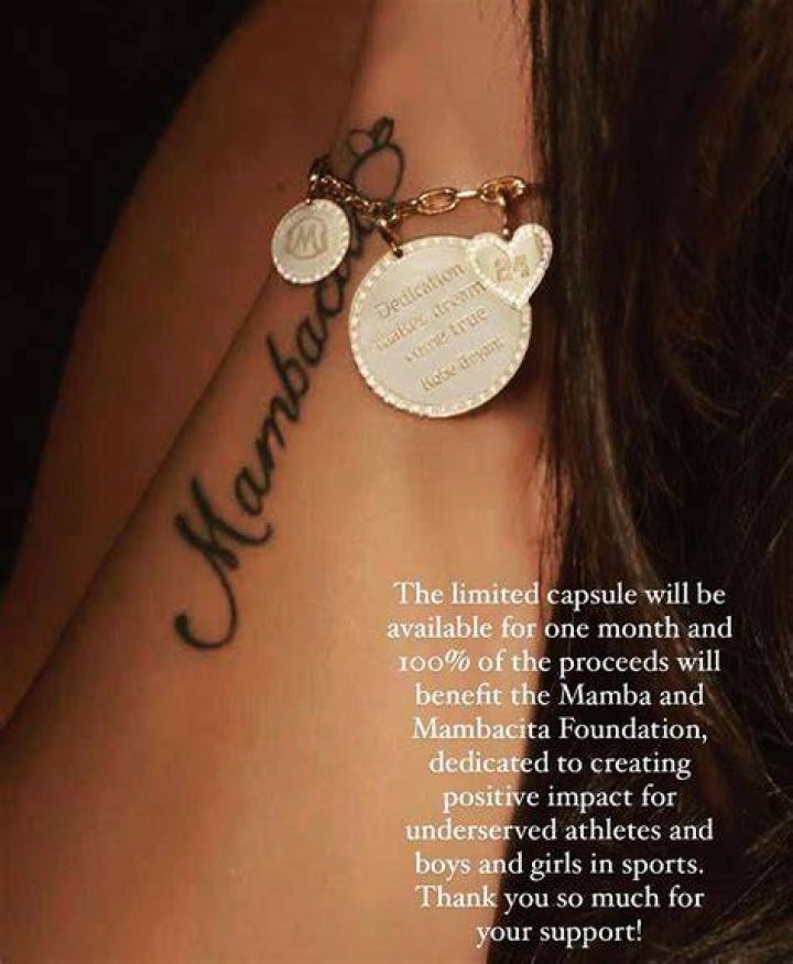 Vanessa Bryant Debuts New ‘Mambacita’ Tattoo In Honor Of Daughter Gianna