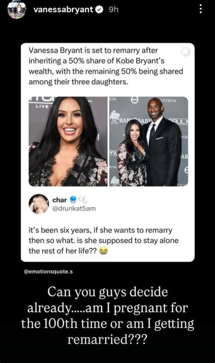 Vanessa Bryant Responds