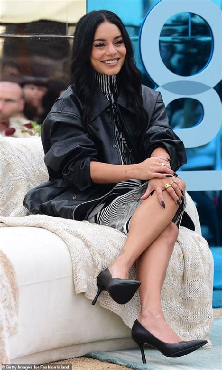 Vanessa Hudgens In Black and Tan