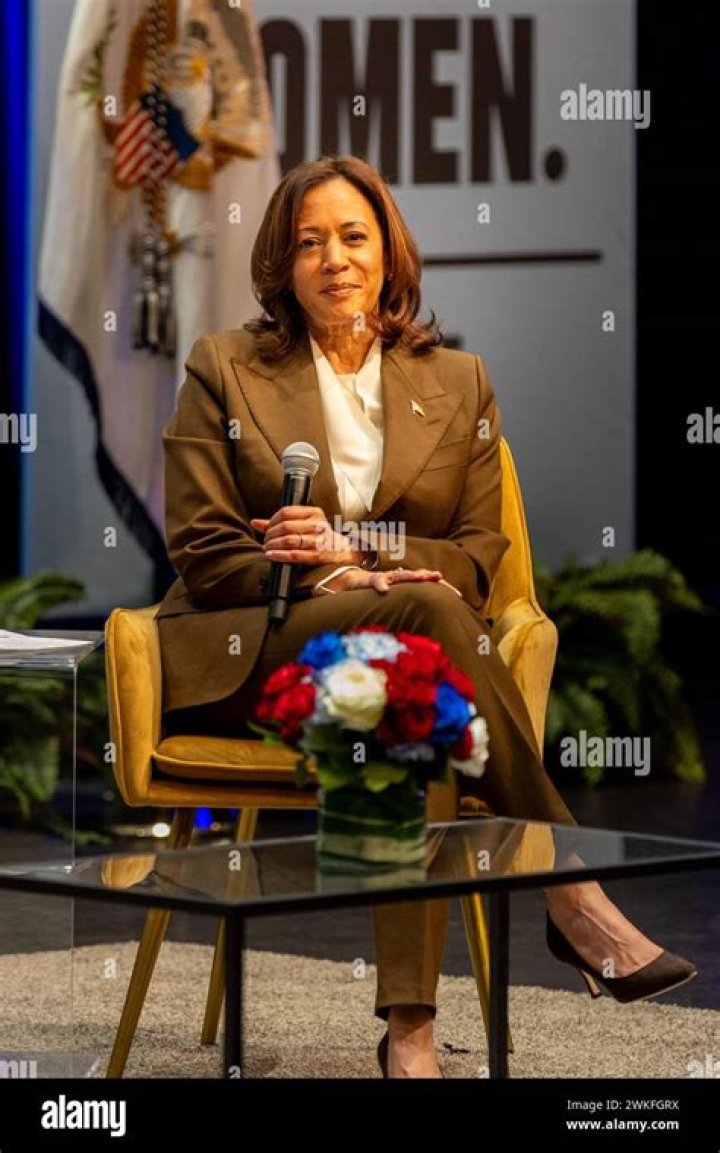Vice President Kamala Harris speaks during the funeral service for Tyre Nichols at Mississippi Boulevard Christian Church in Memphis, Tenn., on . Standing are Rev. Al Sharpton and Rev. Dr. J. Lawrence Turner. Nichols died following a brutal beating by Memphis police after a traffic stop Tyre Nichols Funeral, Memphis, United States - 01 Feb 2023