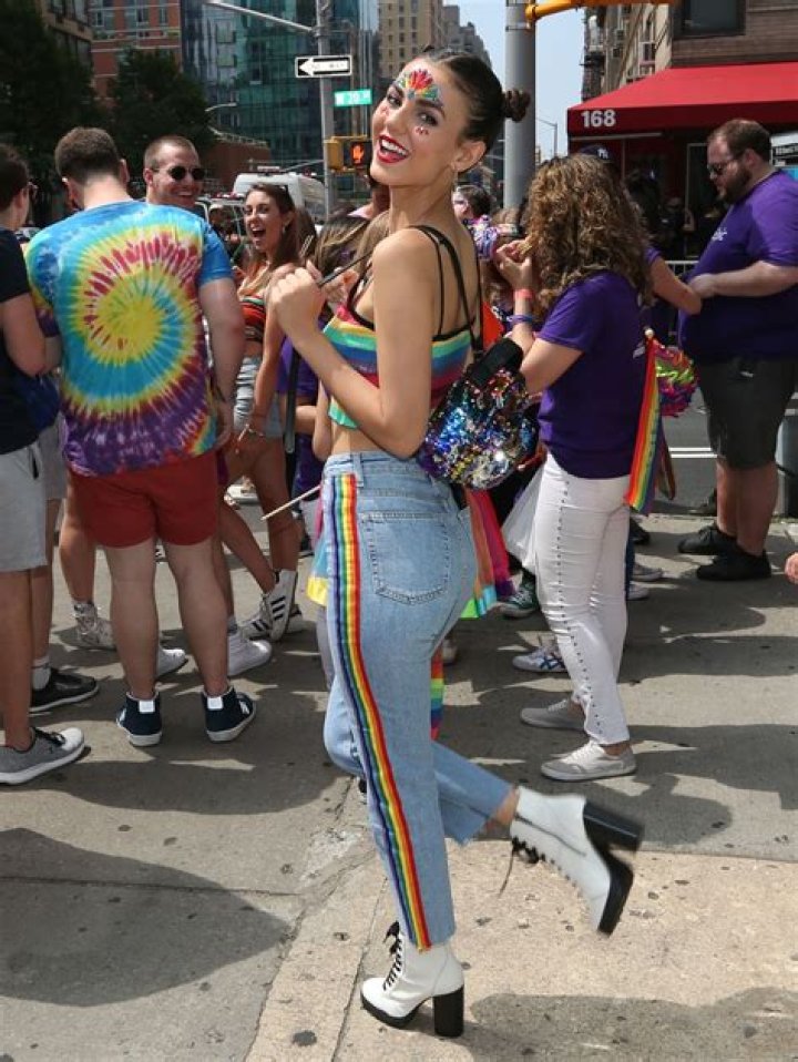 Victoria Justice At The NYC Pride March