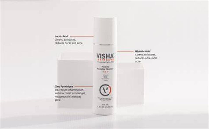 VISHA Skincare Purifying Cleanser, $30, Vishaskincare.com